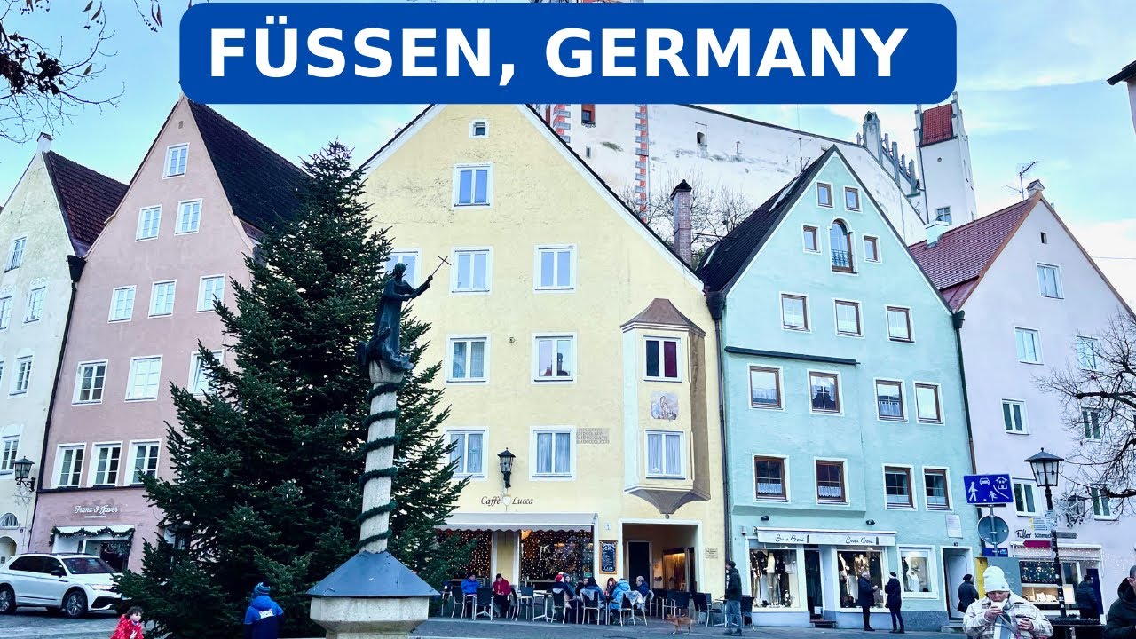 Walking in F&uuml;ssen Germany (Explore F&uuml;ssen Bavaria Germany)