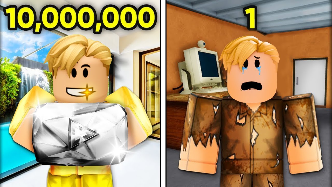 فيلم روبلوكس : من 1 مشترك الى 10,000,000 مليون مشترك 🔥😱 ( كيف نجحت صدمة ! )
