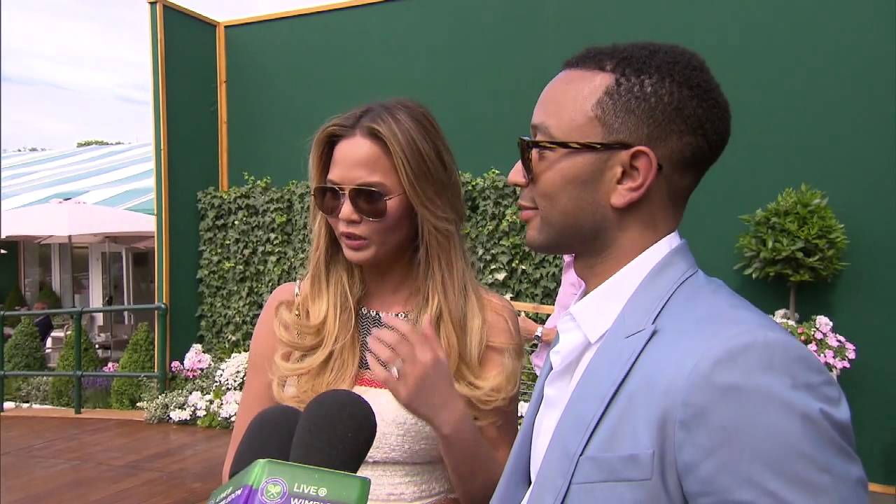 John Legend and Chrissy Teigen Live @ Wimbledon interview