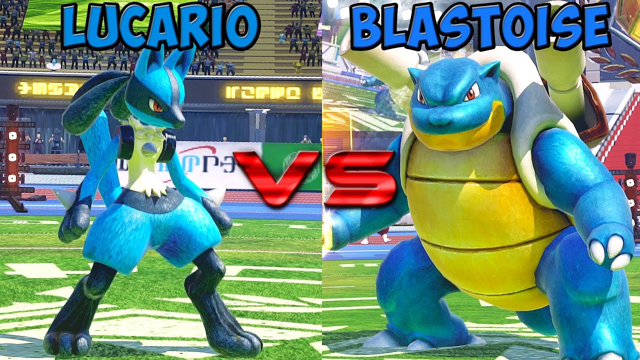 Pokken tournament DX - Lucario vs Blastoise