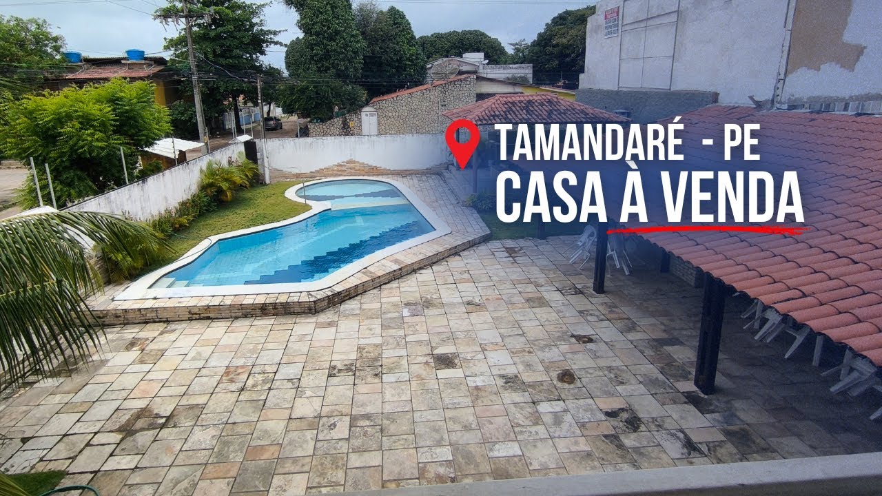 VENDIDO - Imóvel com 7 quartos (5 suítes) a 150 m da praia - Tamandaré