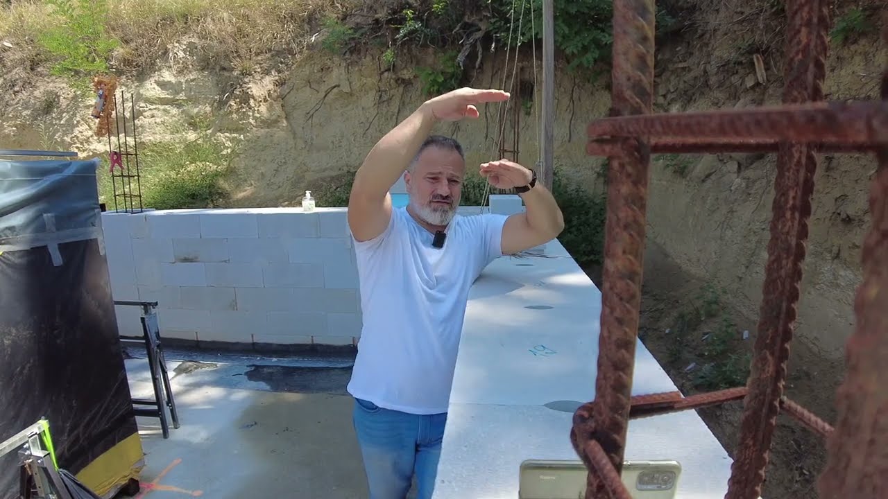 Építem a házam, alagsor falazása Ytong Forte falazóelemekből 09