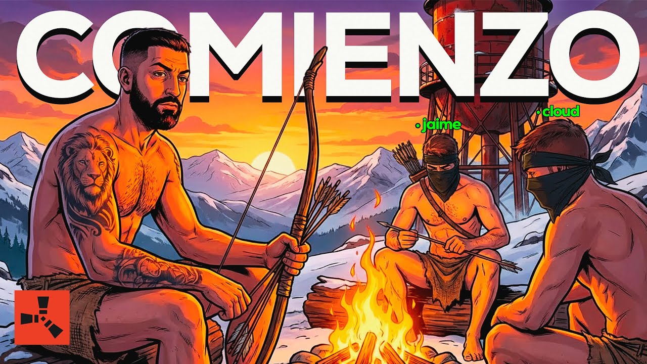 ASI JUEGA RUST un TRIO VETERANO vs 1,000 PERSONAS - Rust