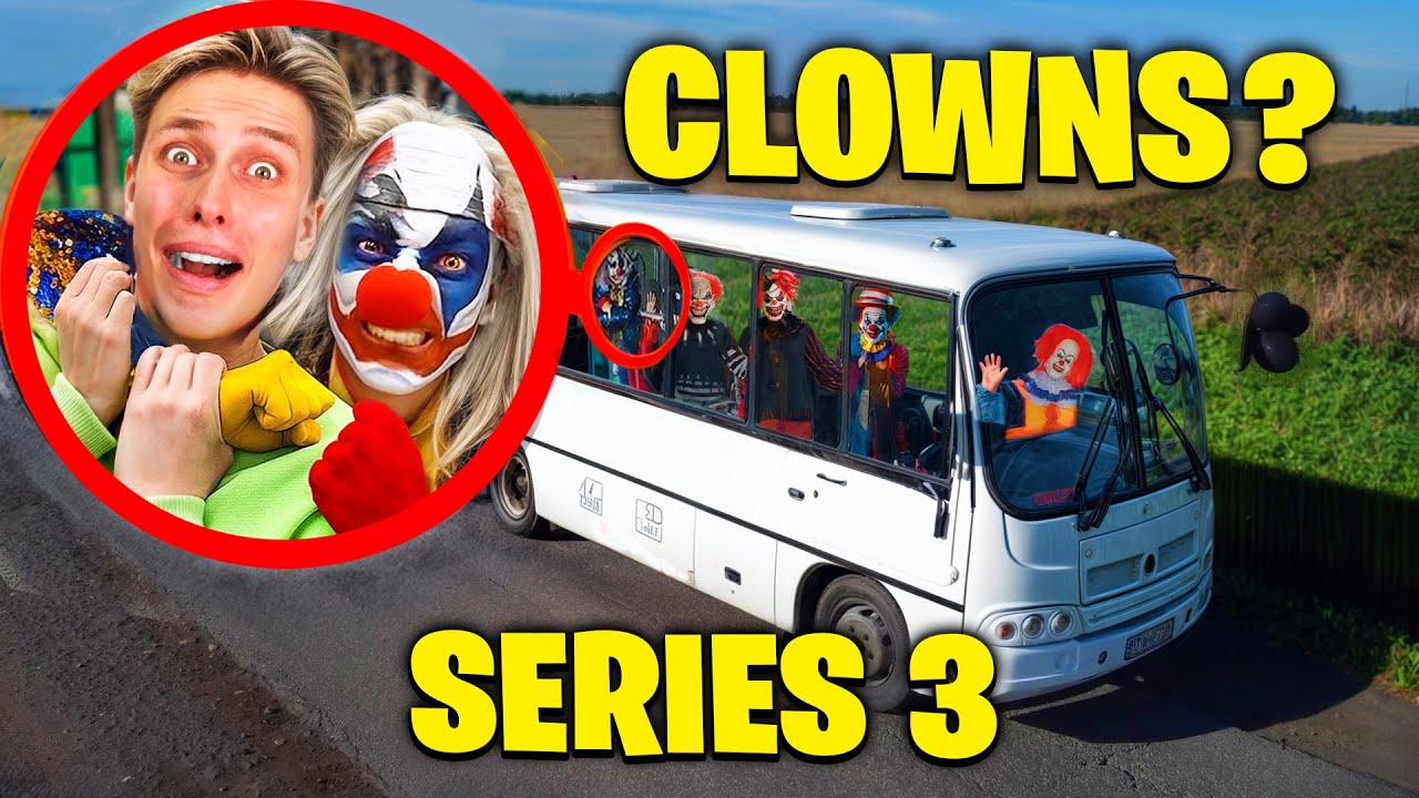 When you see this clown school bus filled with CLOWNS, do not pass it! Drive away FAST!!