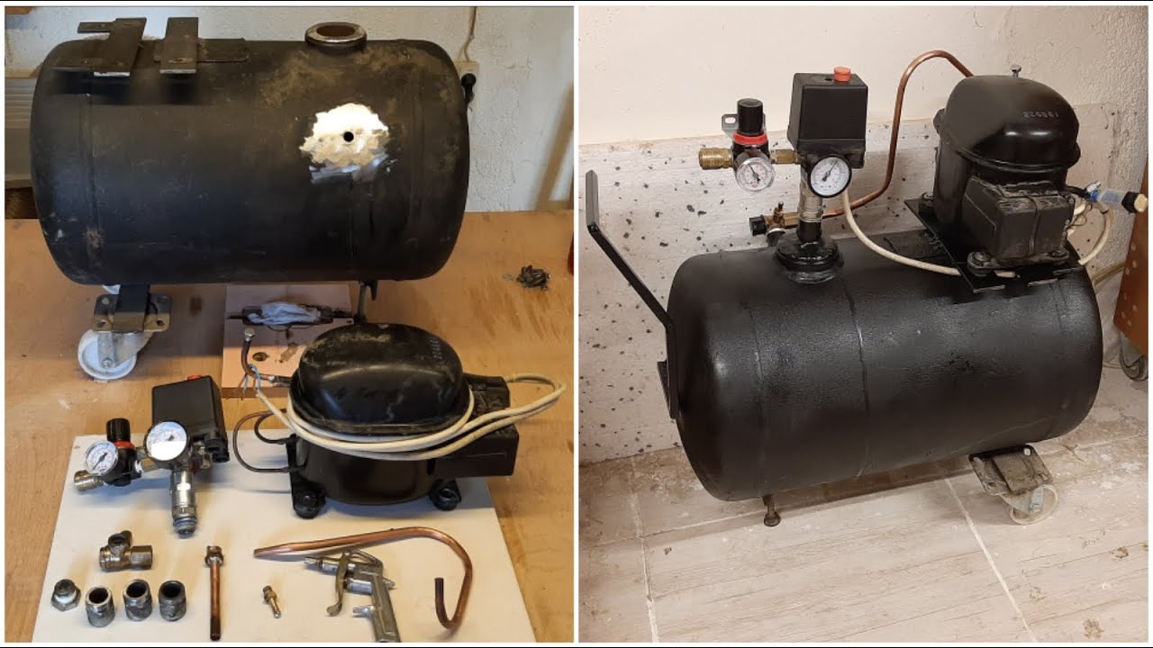 Buzdolabı Motorundan Kompresör Yapımı / Making a Compressor from a Refrigerator Engine