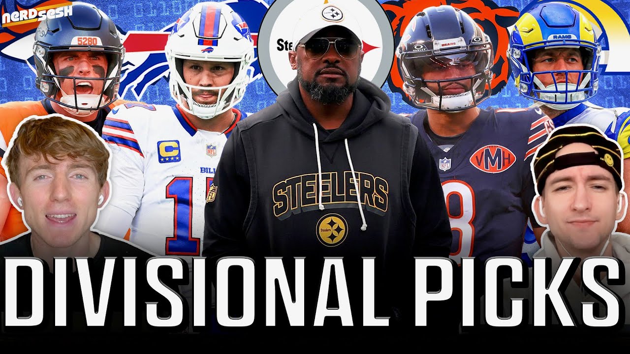 Tomlin is OUT & Divisional Predictions: Will Allen & Bills take down Nix & Broncos? | Nerd Sesh