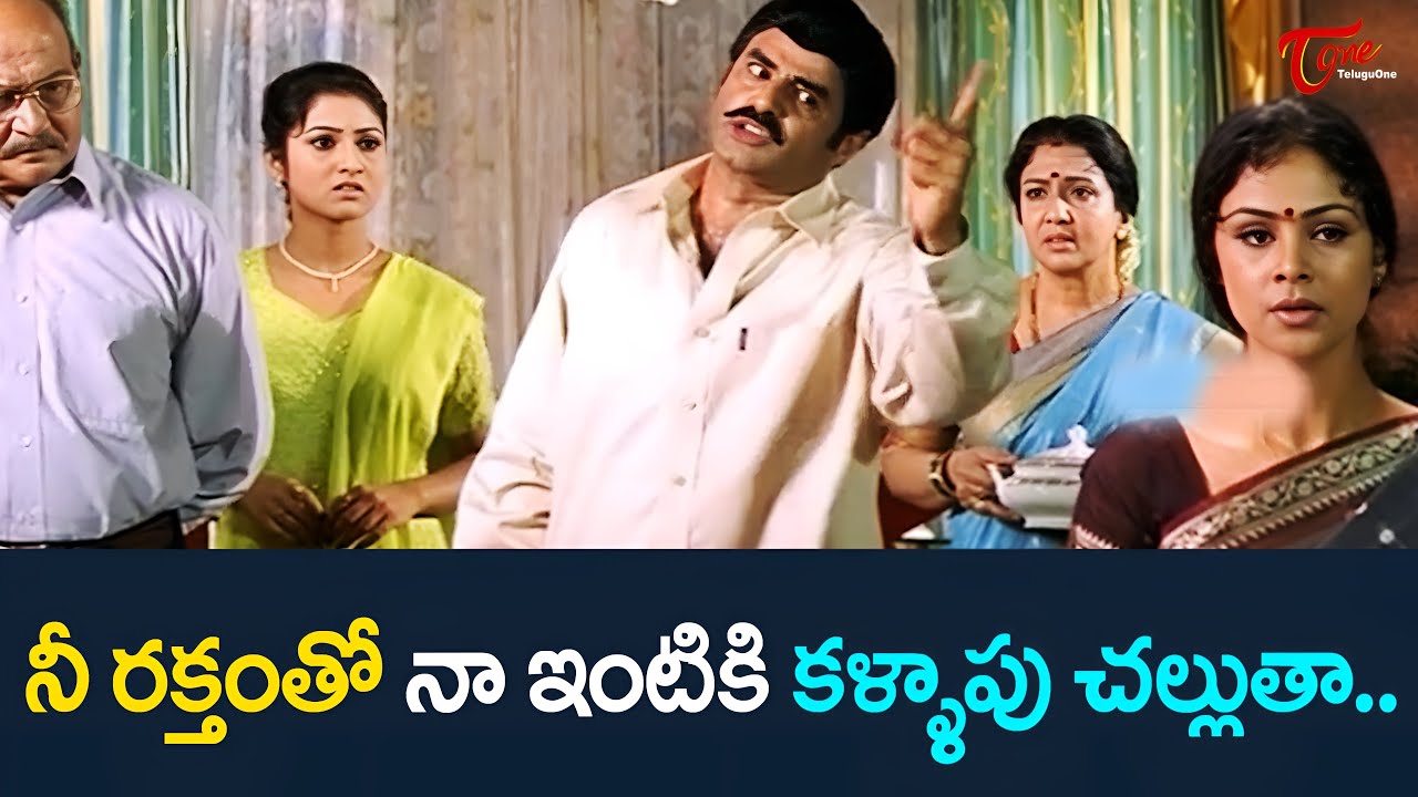 Akhanda Balakrishna Warning Scene | పెళ్ళాన్ని కాపాడుకోలేని నీకెందుకురా పెళ్లి, పెళ్ళాం | TeluguOne
