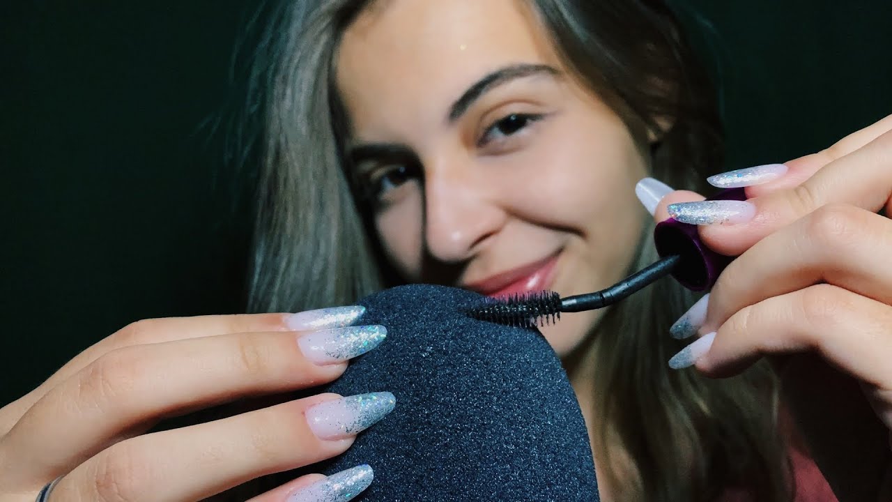 ASMR COM A ESPUMINHA DO TASCAM | Scratching no Microfone