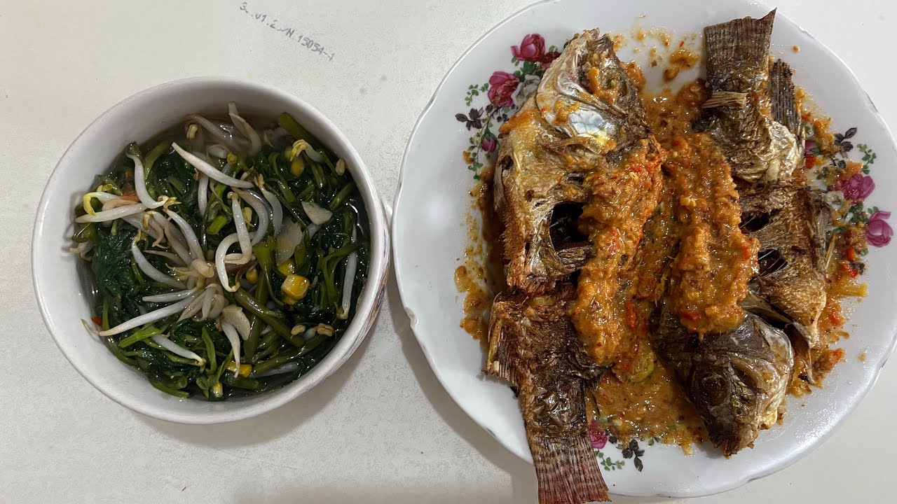MASAK SATSET || Sop bakso, cobek ikan mujahir dan tumis kangkung