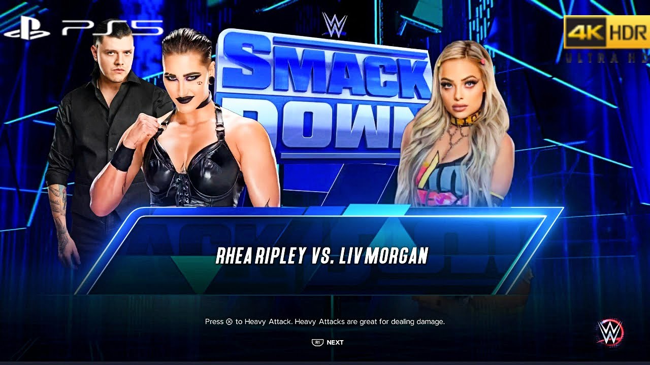 WWE 2K23 (PS5) — ЛИВ МОРГАН против РЕИ РИПЛИ | SMACKDOWN, 3 МАРТА 2023 ГОДА [4K 60 FPS HDR]