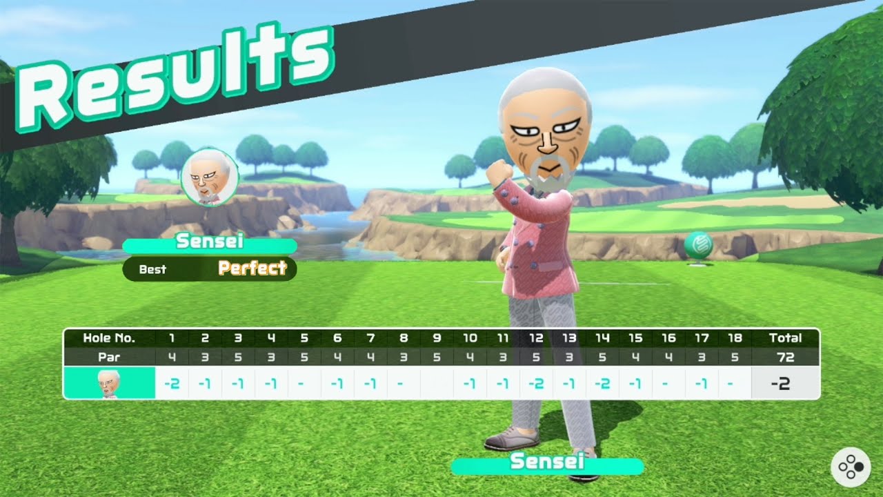 Моя БЕЗУМНАЯ попытка установить личный рекорд на 18-луночном поле в Switch Sports Golf!