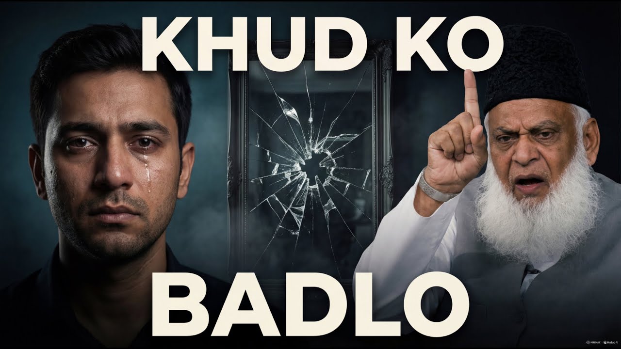 Khud Ko Badlo | Dr Israr Ahmed Powerful Bayan | Change Yourself First | Life Transforming Speech