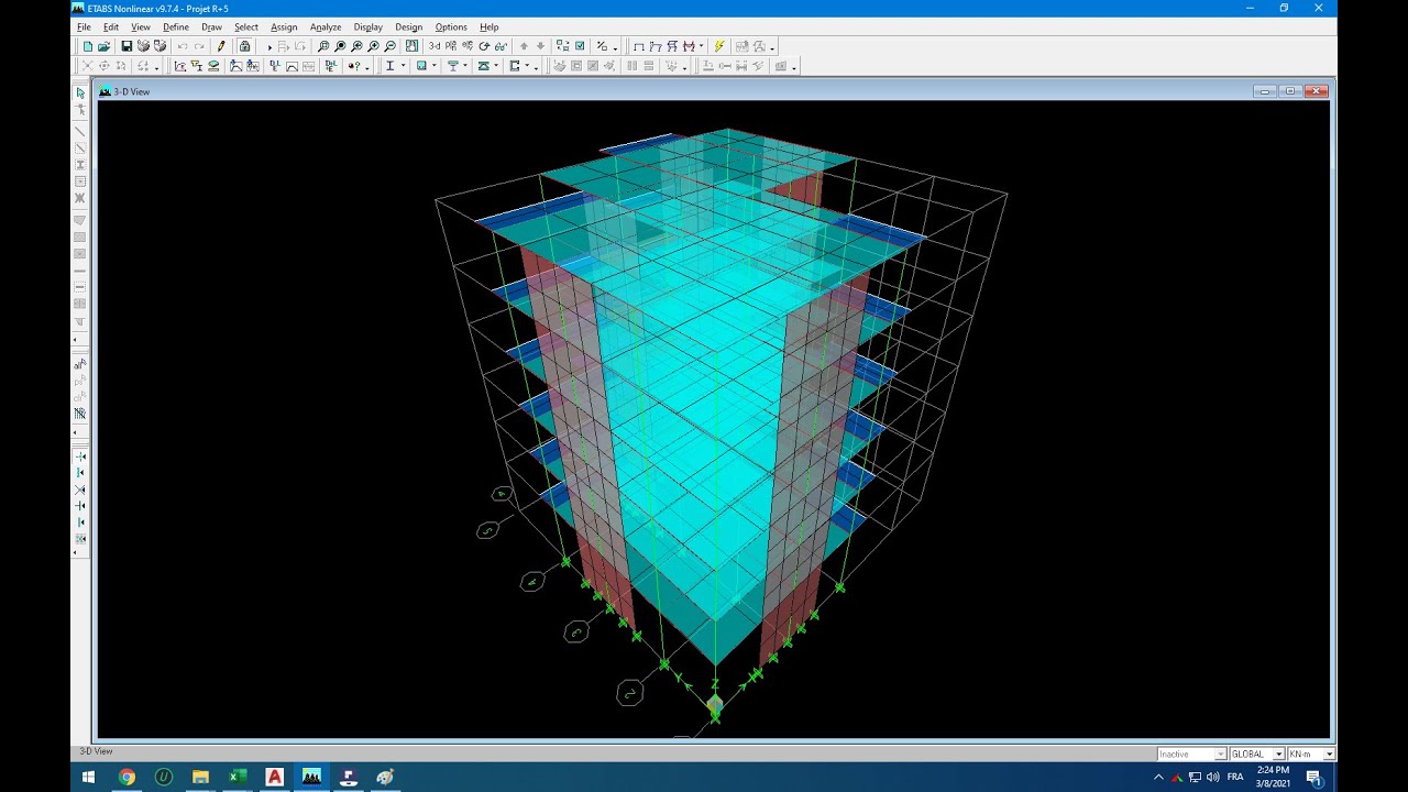 Formation Etabs v9 Ferraillage des poteaux Partie -1-