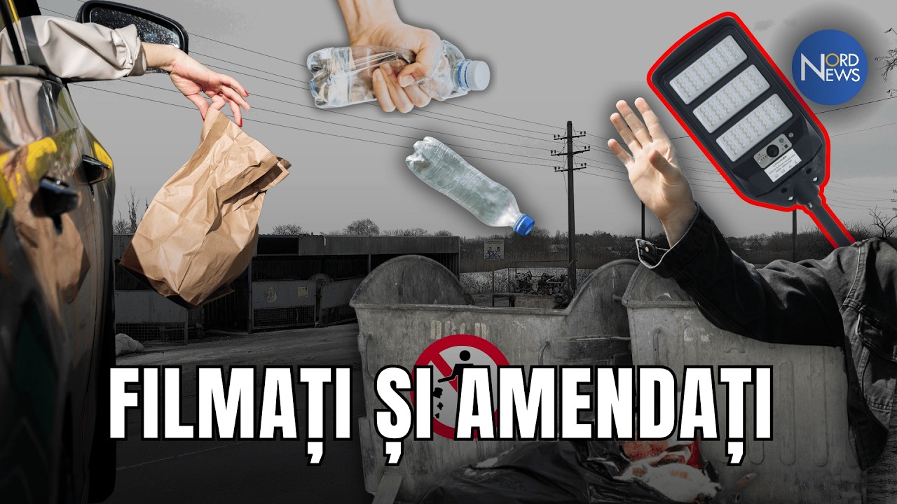 Bălțenii care aruncă gunoiul ilegal, filmați și amendați. 50 de camere noi la platformele de deșeuri