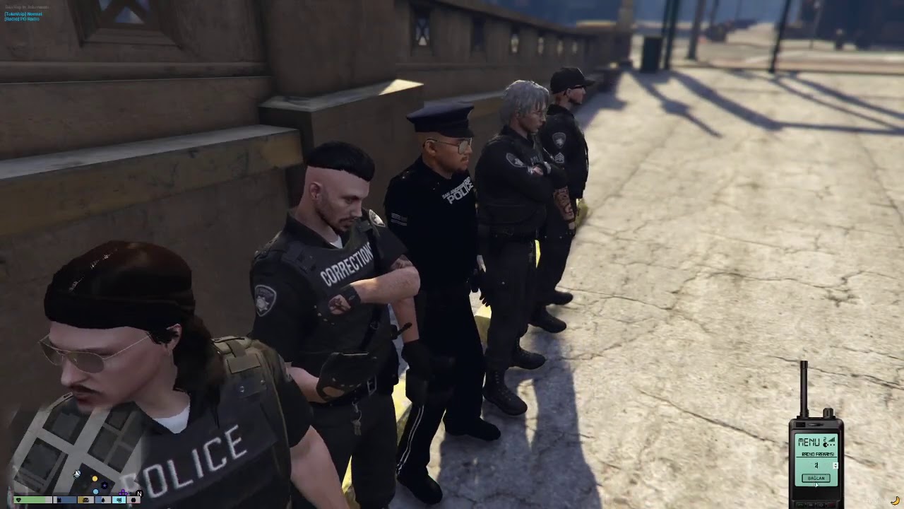 TUGAY GÖK GTA 5 POLİSLİK GÖREVİ PART 16 (tugay polisleri içtimaya çekiyor)