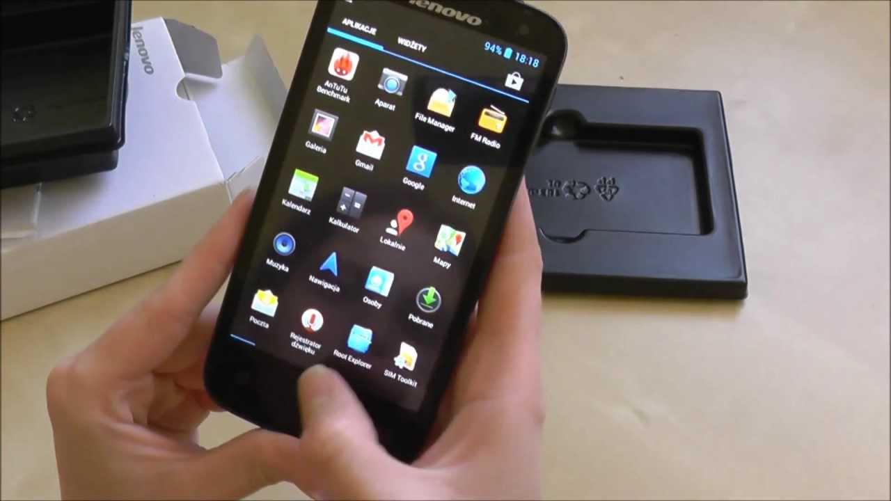 Lenovo A830 z MT6589 i Google Android 4.2 Jelly Bean - przegląd (unboxing) HD