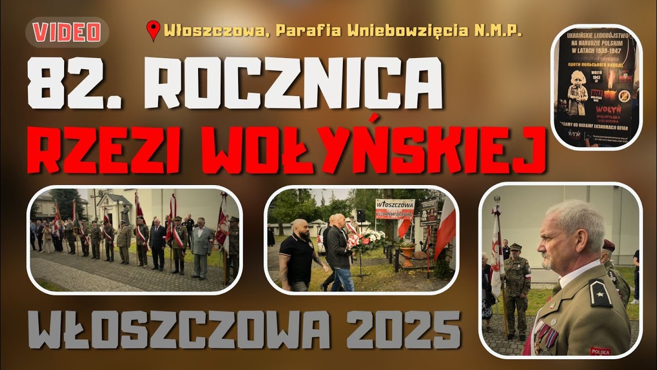 82. Rocznica Rzezi Wołyńskiej - Włoszczowa 2025