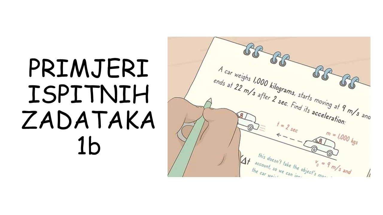 Primjeri ispitnih zadataka - Kinematika i dinamika - 1b | Enginist Show Ep. 35