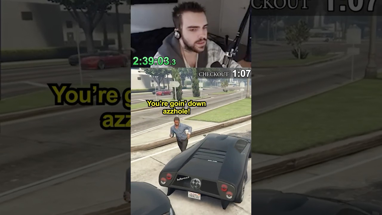 Unexpected NPC Revenge In GTA 5 Speedrunning - DarkViperAU