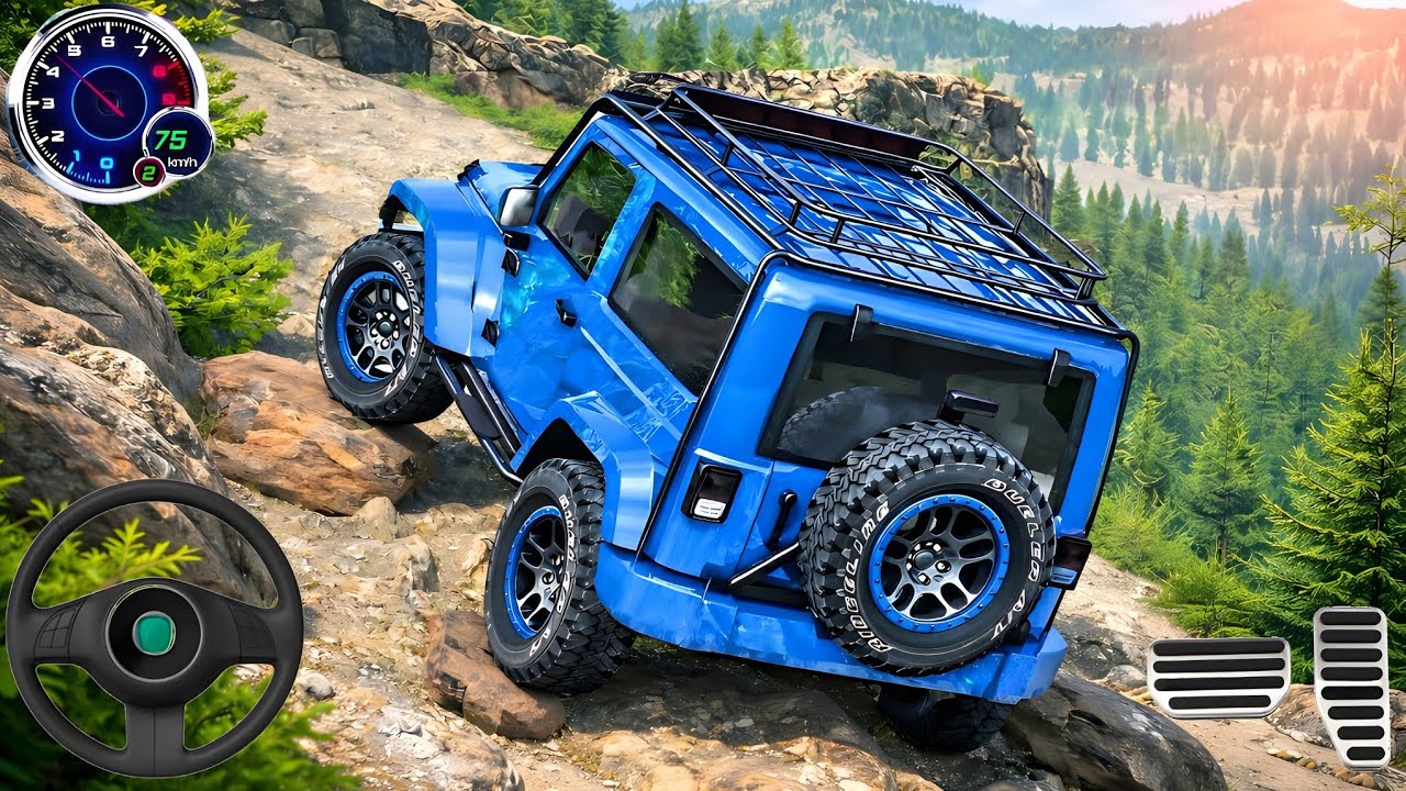 4x4 Offroad Jeep Driving Simulator 3D - Drive SUV 4x4 Jeep Offroad Game - Android Gameplay 