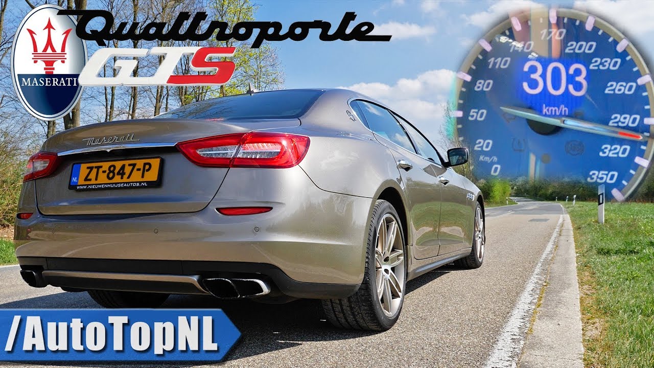 Maserati Quattroporte GTS V8 530HP | 0-303km/h ACCELERATION TOP SPEED & SOUND by AutoTopNL