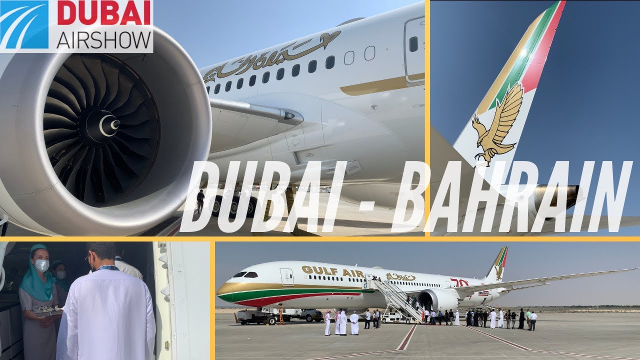 Trip Report | Birds in the plane! | Dubai - Bahrain | Gulf Air Economy Class | Boeing B787-9