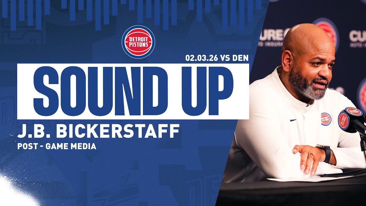 J.B. Bickerstaff Post Game Press Conference | Pistons vs Nuggets | 2.03.26   Win