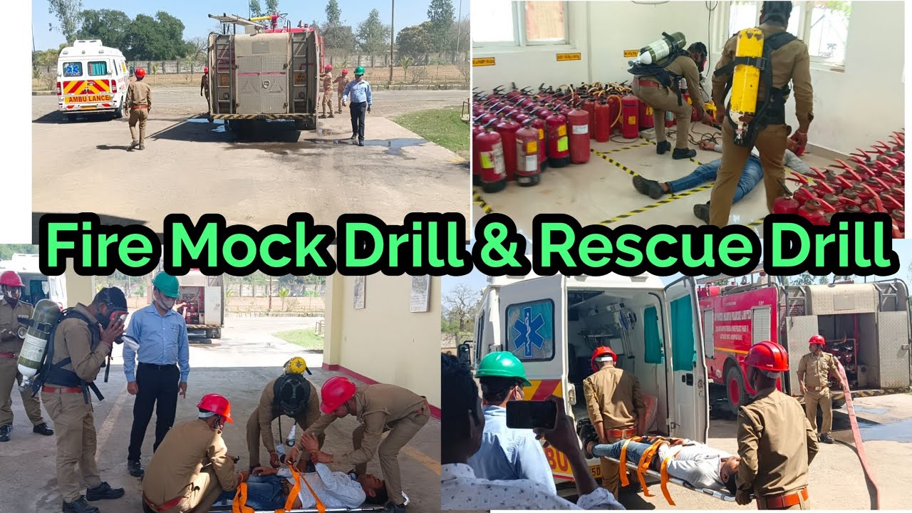 Fire Mock drill & Rescue Drill