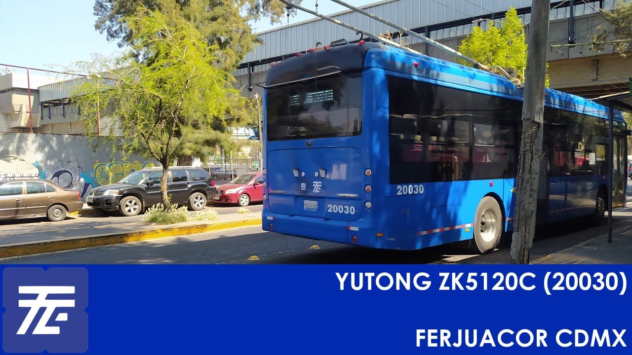 Trolebús CDMX - Línea 2 - De Metro Chapultepec a Metro Velódromo - Yutong ZK5120C