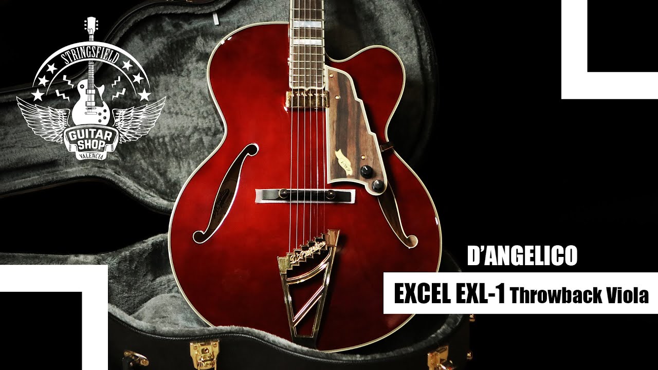 D'Angelico EXCEL EXL-1 THROWBACK VIOLA + JHS The MILKMAN