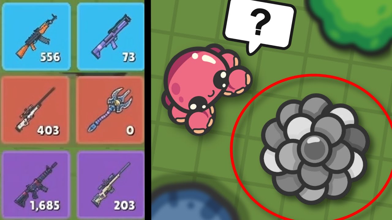 zombsroyale, но ЦВЕТ ПАРАШЮТА = РЕДКОСТЬ ОРУЖИЯ