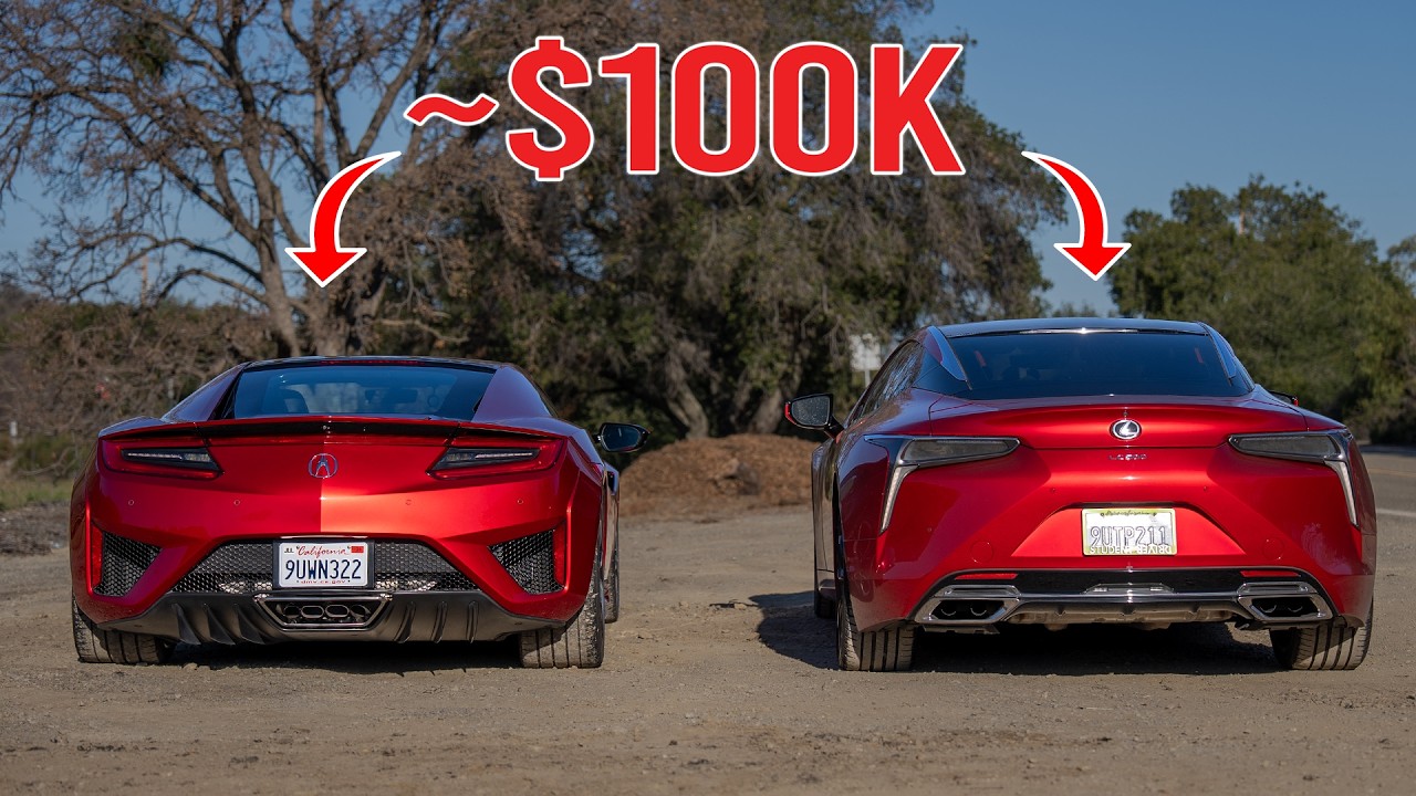 Вопрос о японском спортивном автомобиле класса GT за 100 000 долларов | Lexus LC 500 против Acura...