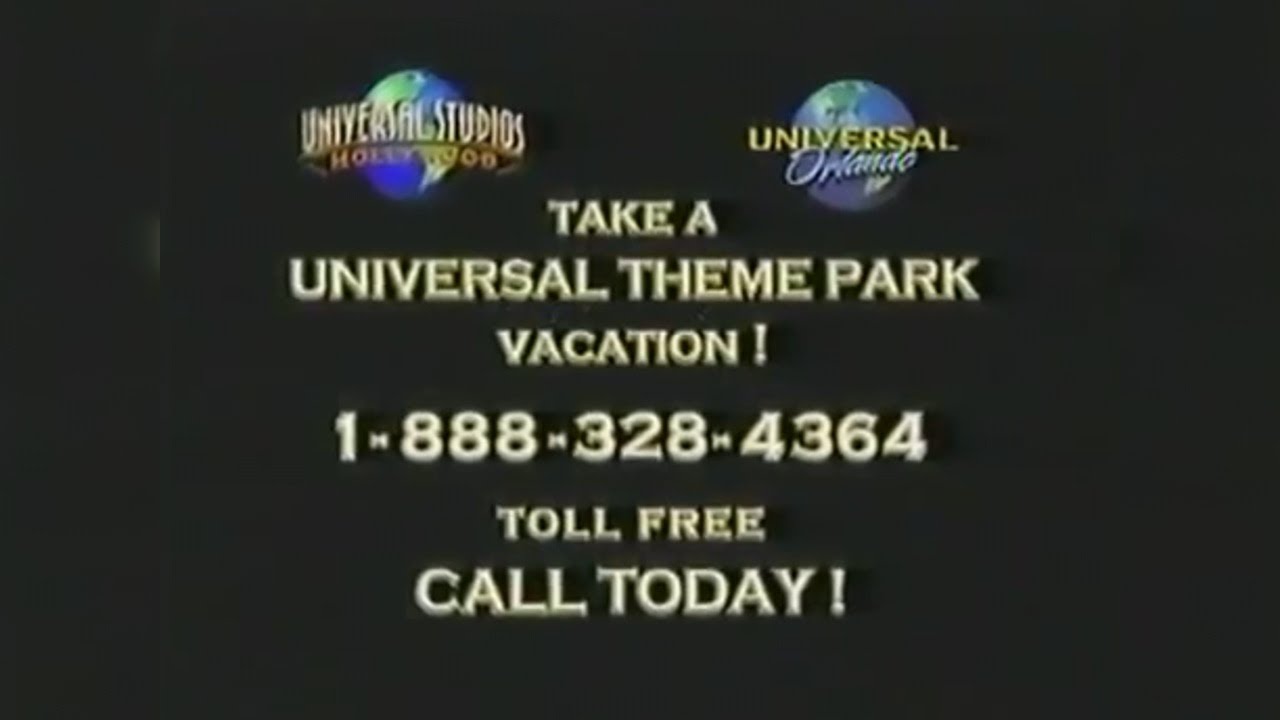 Universal Studios Orlando Resort VHS Commercial (2001)