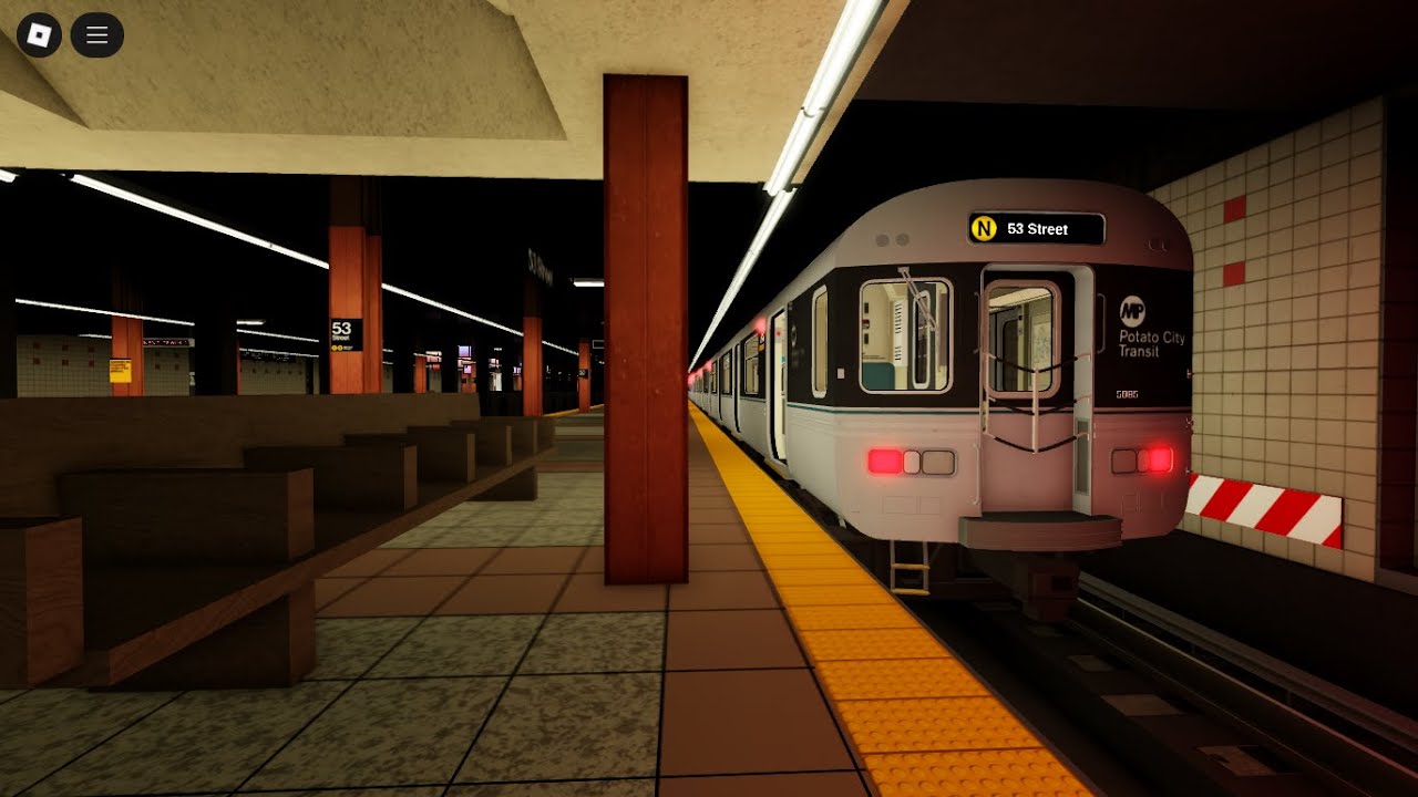 Roblox PTA Callaghan Lines PLT-5R N Train From Ridgeworth Island To 53rd Street