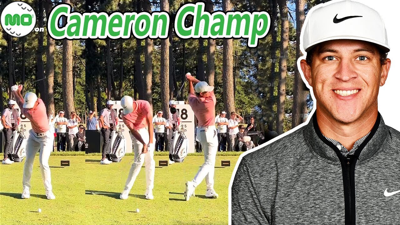 Cameron Champ キャメロン・チャンプ 米国の男子ゴルフ スローモーションスイング!!!