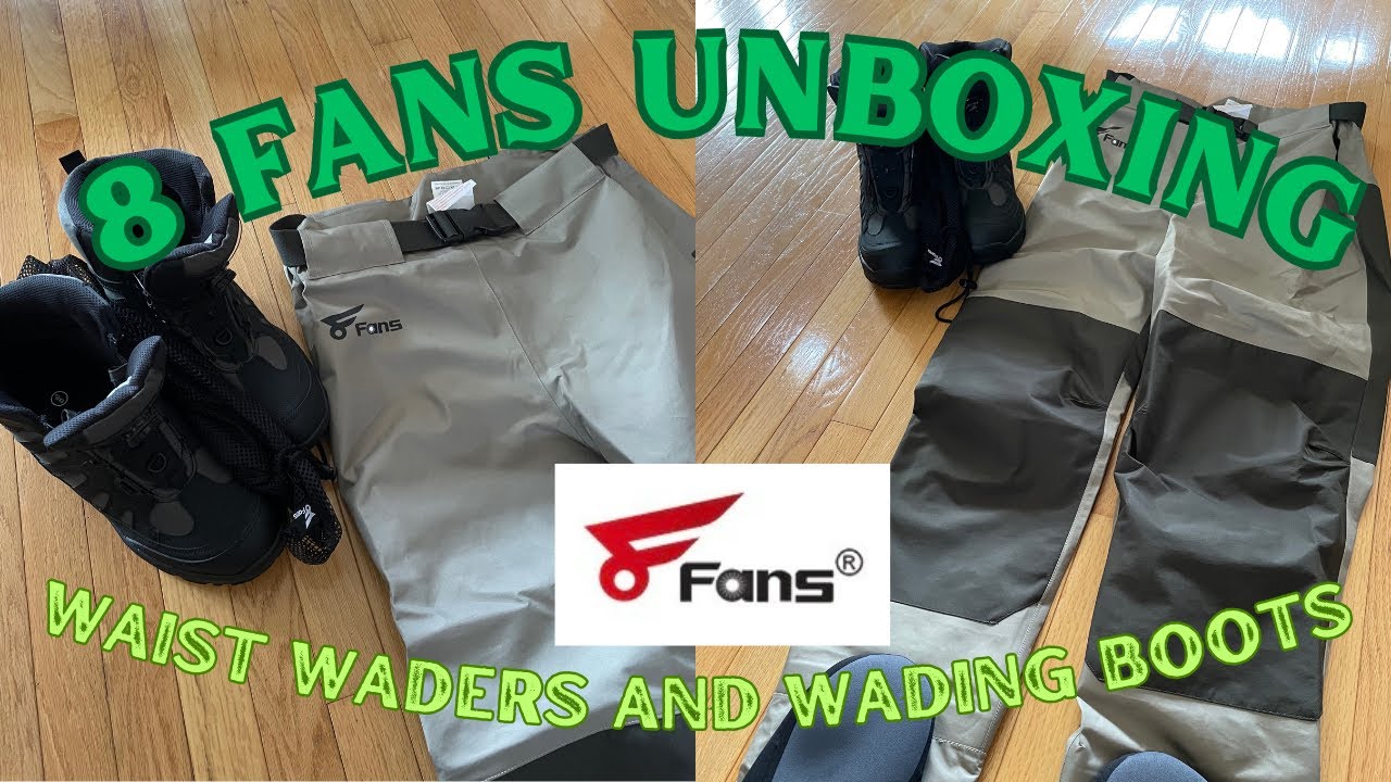 PRODUCT UNBOXING - 8 FANS WAIST WADERS AND WADING BOOTS 