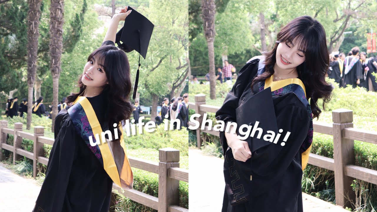 vlog80 寫畢業論文怎麼更崩潰啊！拍畢業照🎓、極限改論文、在學校捕魚🐟、回小紅書拉！shanghai vlog。
