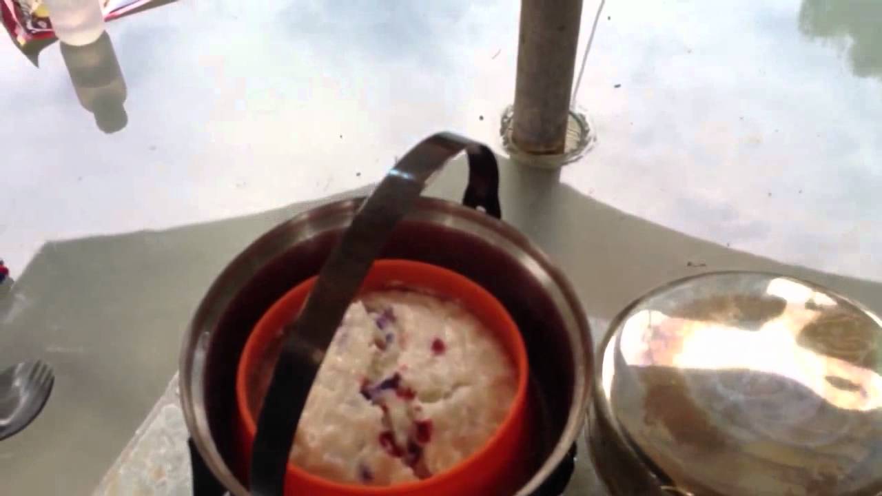 Camp cake, steamed.