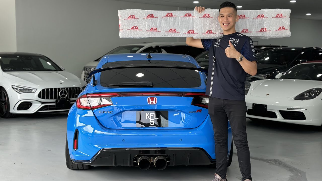[VLOG] Honda Civic FL5 Type R Upgrade APR Perfomance Carbon Fiber Adjustable GT250 Wing