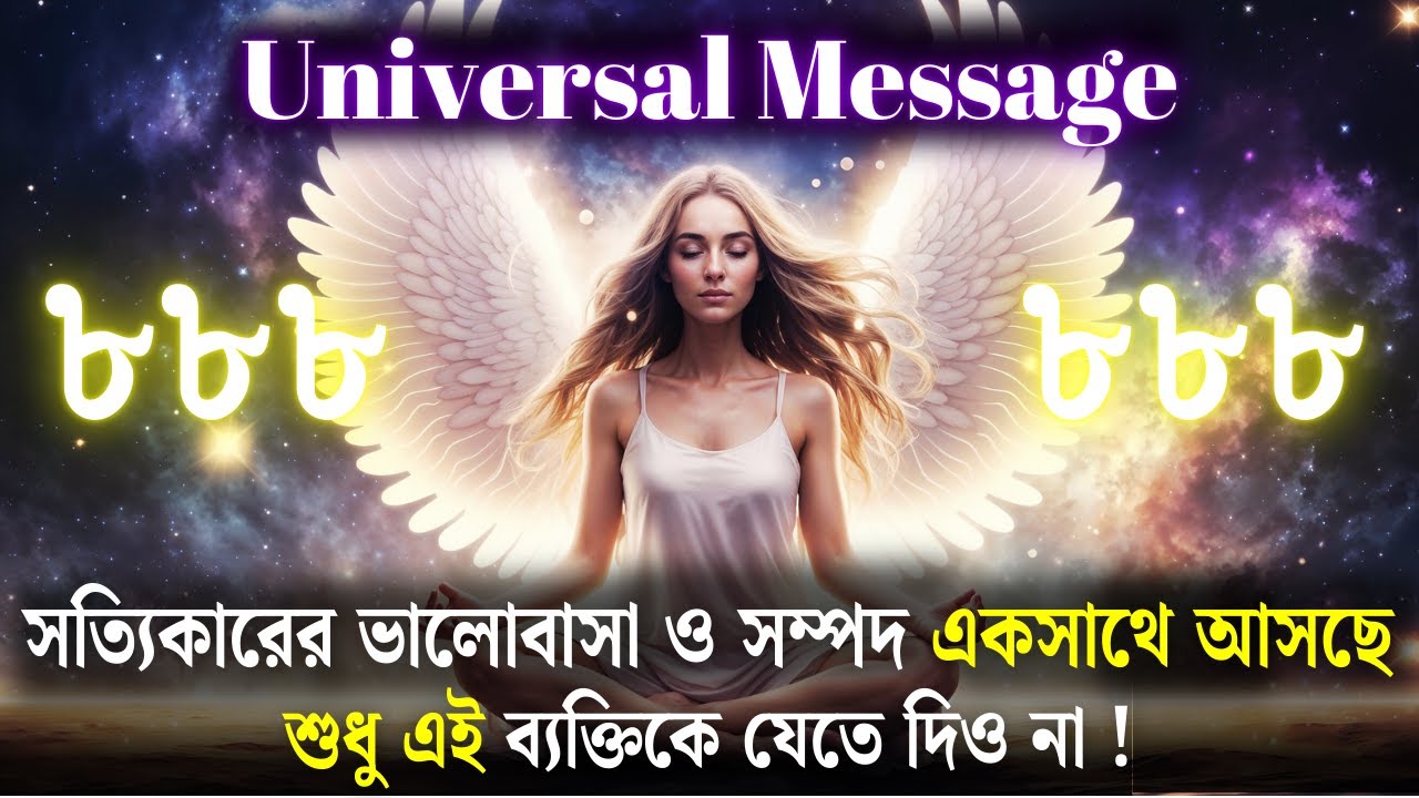 সত্যিকারের ভালোবাসা ও সম্পদ একসাথে আসছে! আজকের মহাজাগতিক বার্তা | Universe Message