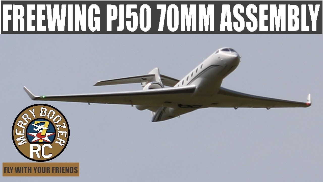 Сборка двухмоторного частного самолета Freewing PJ50 с 70-мм двигателем EDF