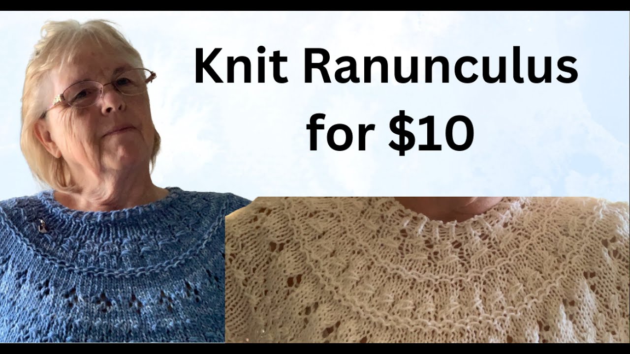 $10 Ranunculus Using Soft Cotton