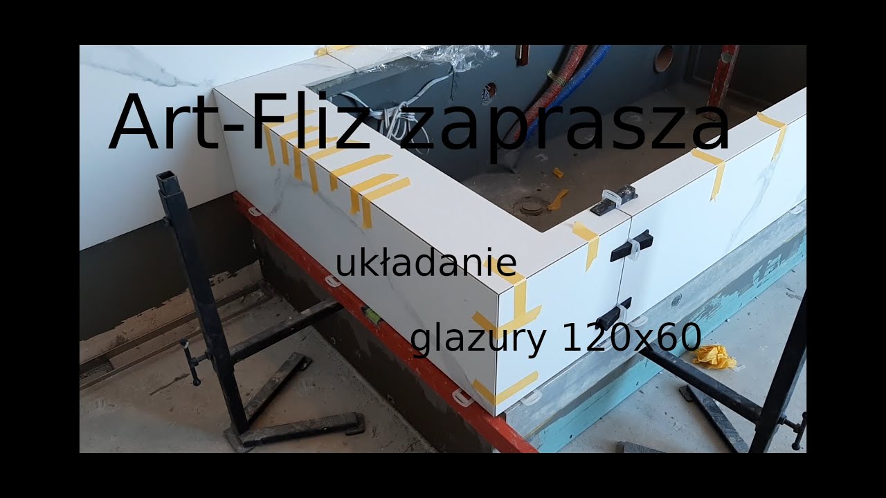 Układanie płytek w łazience - wykonanie Art-Fliz.