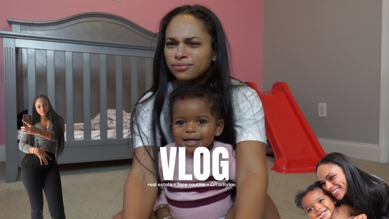 VLOG: Back In Real Estate + Rylan Going To School + Quick Dinner + Face Routine & Chat