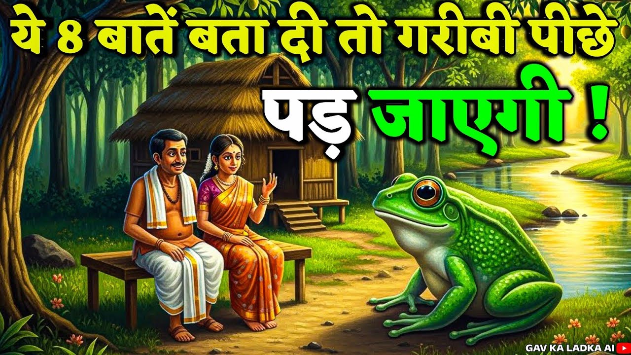 मेंढक ने बताई 8 गुप्त बातें जो बाहर बताई तो गरीबी जीवनभर पीछे नहीं छोड़ेगी | अमीर बनने का असली राज़ 