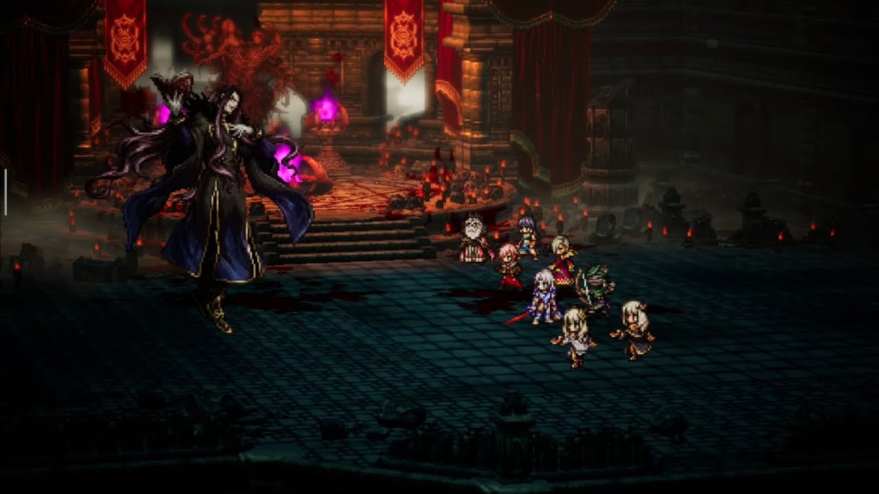 (F2P) Octopath COTC | Lucian The Glorious EX3 in 5T | 88 shields? Who cares | Bargello A4 only