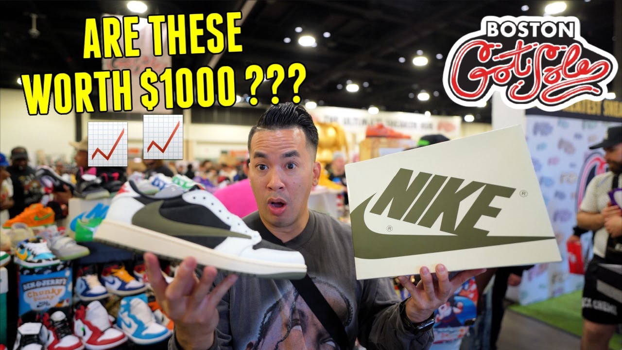 WORTH OVER $1000 TRAVIS SCOTT x JORDAN 1 low OLIVE ??? CASHOUT AT @GotSole  GOT SOLE BOSTON 2023