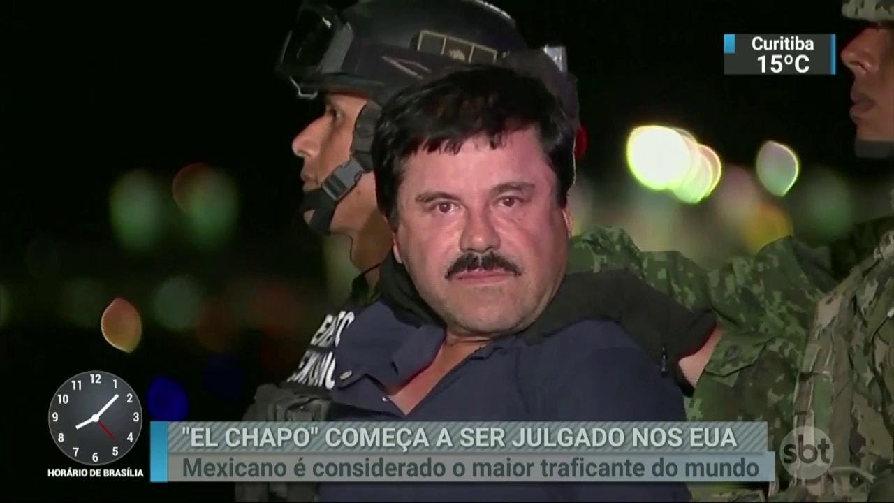 Começa o julgamento do maior traficante de drogas do mundo | SBT Brasil (05/11/18)