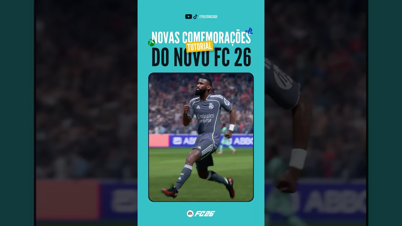 APRENDA as NOVAS COMEMORA&Ccedil;&Otilde;ES do FC 26!! #fc26  🤯⚽