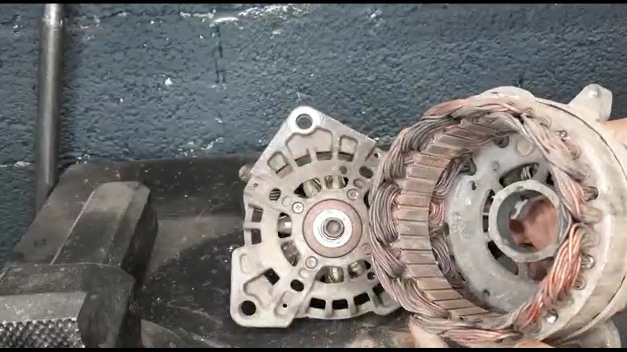 Como desmontar alternador completo veja os detalhes Axor Mercedes-Benz